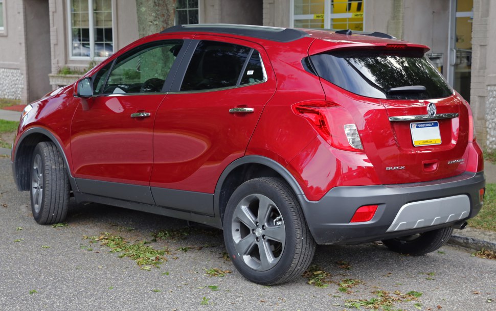 Buick Encore technical specifications and fuel economy